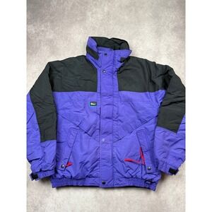 VTG Y2K 90s Inside Edge Ski Snow Jacket Men S Colorblock Purple Snowboard Winter